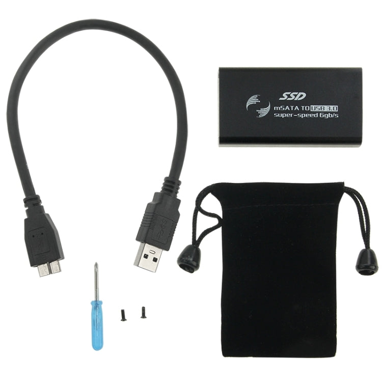 6gb/s mSATA Solid State Disk SSD to USB 3.0 Hard Disk Case