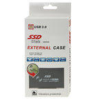6gb/s mSATA Solid State Disk SSD to USB 3.0 Hard Disk Case