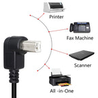 USB 2.0 Type-B Male to Female Printer / Scanner Extension Cable for HP, Dell, Epson, Length: 50cm