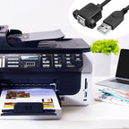 USB 2.0 Male to USB 2.0 Type-B Female Printer / Scanner Adapter Cable for HP, Dell, Epson, Length: 50cm