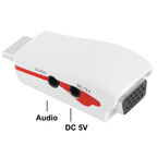 Full HD 1080P HDMI to VGA Adapter for Power and Audio, S-PC-0470, S-PC-0470B