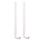 2 PCS B593 5dBi SMA Male 4G LTE Router Antenna, B593 5dBi Antenna White, B593 5dBi Antenna Black