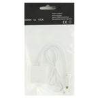 22cm Full HD 1080P Micro HDMI Male to VGA Female Video Adapter Cable with Audio Cable, Micro HDMI