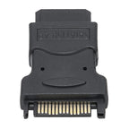 SATA 15 Pin Male to 4 Pin Female Adapter, SATA 15 Pin Male to 4 Pin