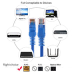 Cat5e Network Cable, Length: 10m, 10m Blue