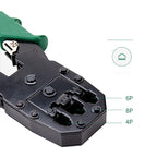 Multi Tool RJ45 RJ12 RJ11 Wire Cable Crimper Crimp PC Network Hand Tools