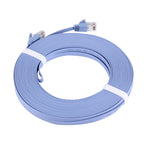 15m  CAT6 Ultra-thin Flat Ethernet Network LAN Cable, 15m Blue