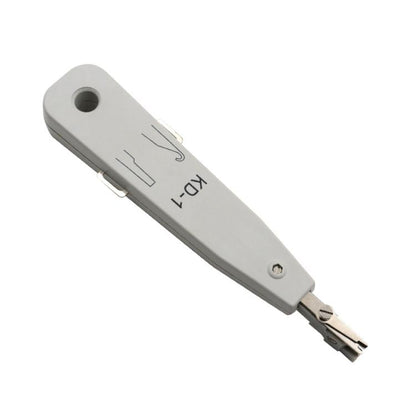 RJ45 / RJ12 / RJ11 Network BT Telephone Socket Multi Punch Insertion Tool(White)