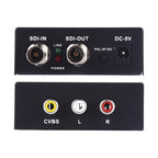 NF-F001 3G SDI to AV +  SDI Scaler Converter, Allow SD-SDI / HD-SDI / 3G-SDI Shown on HDTV, SDI to AV
