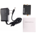 Digital to Analog Audio Converter , Spdif+Coaial to 2RCA--