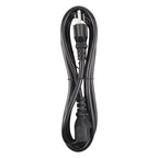 Universal US 3 Prong AC Power Cords for Desktop Computer Printer Monitor Plug, Length:1.5m, 1.5m