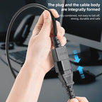 1.5m AC 3 Prong PC Power Extension Cord/Cable, 1.5m