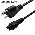 3 Prong Style US Notebook Power Cord, Cable Length: 1.2m, US Plug, Length:1.2m