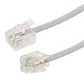 2 Core RJ11 to RJ11 Telephone cable, Length: 1m, Length: 1m