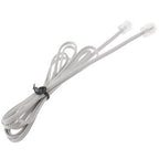 4 Core RJ11 to RJ11 Telephone cable, Length: 1.5m, Length: 1.5m