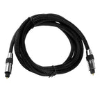 Braided Optical Audio Cable, OD: 5.0mm, Length: 2m, OD: 5.0mm