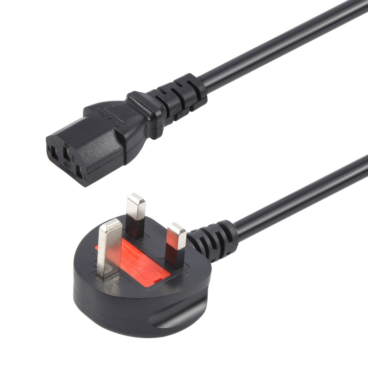 Big UK Plug Computer PC Power Cord 3 Pin Cable, Length:1.8m, 1.8m