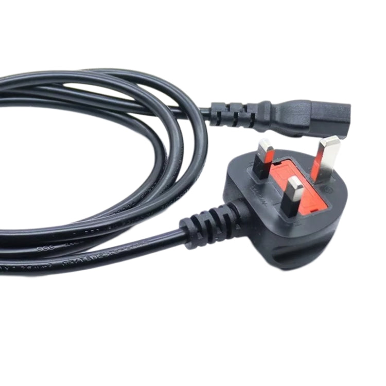 Big UK Plug Computer PC Power Cord 3 Pin Cable, Length:1.8m, 1.8m
