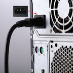 Computer PC Power Cord 3 Pin Cable, Length: 1.8m, AU Plug, 1.8m