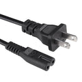 1.2m 2 Prong Style US Notebook Power Cord, US Plug, Length:1.2m