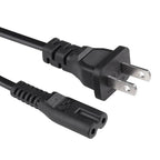 1.2m 2 Prong Style US Notebook Power Cord, US Plug, Length:1.2m