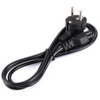 1.8m 3 Prong Style EU Notebook Power Cord, EU Plug, Length:1.8m