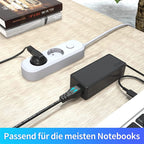 1.8m 3 Prong Style EU Notebook Power Cord, EU Plug, Length:1.8m