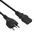 3 Prong Style Brazil AC Power Cord, Length: 1.8m ( OD6.8 ), Brazil Plug, 1.8m