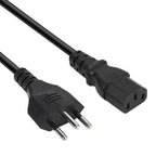 3 Prong Style Brazil AC Power Cord, Length: 1.5m ( OD5.5 ), Brazil Plug, 1.5m (OD5.5)