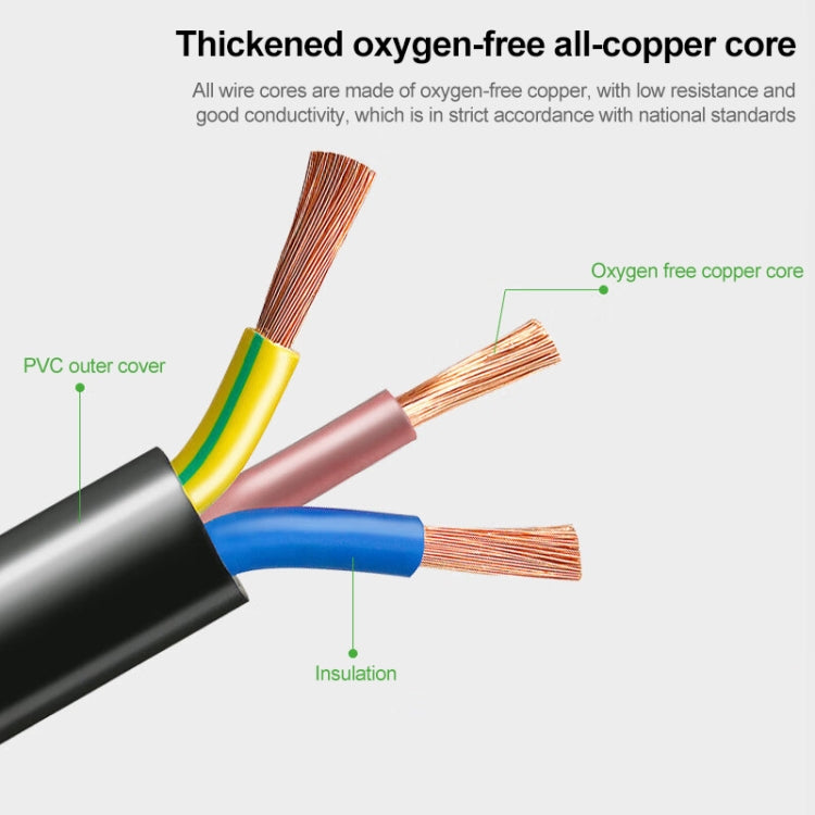 3 Prong Style Brazil AC Power Cord, Length: 1.5m ( OD6.8 ), Brazil Plug, 1.5m (OD6.8)