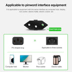 3 Prong Style Brazil AC Power Cord, Length: 1.5m ( OD6.8 ), Brazil Plug, 1.5m (OD6.8)