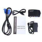BNC / S-Video to VGA Video Converter