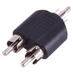 RCA Male to 2 RCA Male Adapter, 1 RCA Male to 2 RCA Male
