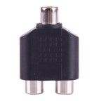 1 RCA Female to 2 RCA Female Adapter, 1 RCA Female to 2 RCA Female