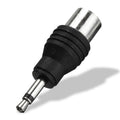 3.5mm Mono Plug to 9.5mm TV Jack Adaptor, 3.5mm to 9.5mm Female