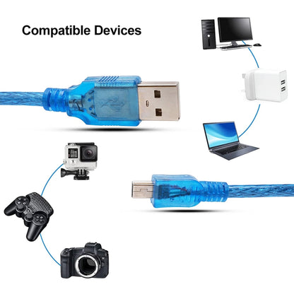 USB 2.0 AM to Mini USB Male Adapter Cable , Length: 30cm , Mini USB