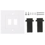 Dual USB 3.0 Female Plugs Home Wall Charger Plate Wall Plate Panel, 2 Ports USB 3.0