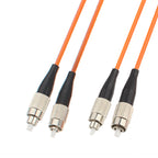FC-FC Dual-Core Multi Mode Fiber Optic Jumper, Dual-Core Multi Mode