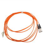 LC-FC Dual-Core Multi Mode Fiber Optic Jumper,Length: 3m, Dual-Core Multi Mode