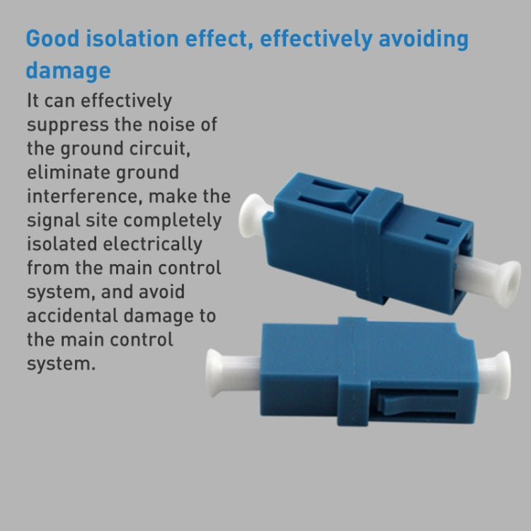 5pcs LC-LC Single-Mode Simplex Fiber Flange / Connector / Adapter / Lotus Root Device, Simplex Fiber Flange