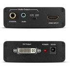 HDV-339 Full HD HDMI to DVI + Digital Coax / Analog Stereo Audio Converter Adapter