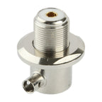 UHF Female Elbow Adapter Connected RG58 RG142 LMR195 Cable, UHF Female Elbow RG142