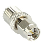 Coaxial SMA Male to Mini UHF Female Adapter, SMA Male to Mini UHF Female