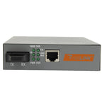 10/100/1000M Single mode Gigabit Adaptive Optical Transceiver , Optical Transceiver
