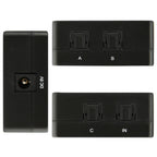 SPDIF / TOSLINK Power Adapter Digital Optical Audio Splitter Amplifier 1x3 Supports 5.1, Supports 5.1