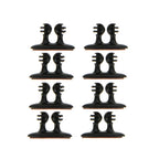8 PCS DM-003 Car Cable Convenient Bundle Clip with Adhesive, DM-003(Black), DM-003(Beige)