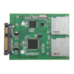 Dual SD Card To 22 Pin SATA Adapter Converter Card, Dual SD to 22 Pin SATA