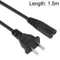 High Quality 2 Prong Style US Notebook AC Power Cord, Length: 1.5m, 2 Prong Style US Plug, Length: 1.5m