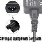 High Quality 3 Prong Style US Notebook AC Power Cord, Length: 1.8m, 3 Prong Style US Plug, Length: 1.8m