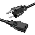High Quality 3 Prong Style US Notebook AC Power Cord, Length: 1.8m, US Plug, 1.8m